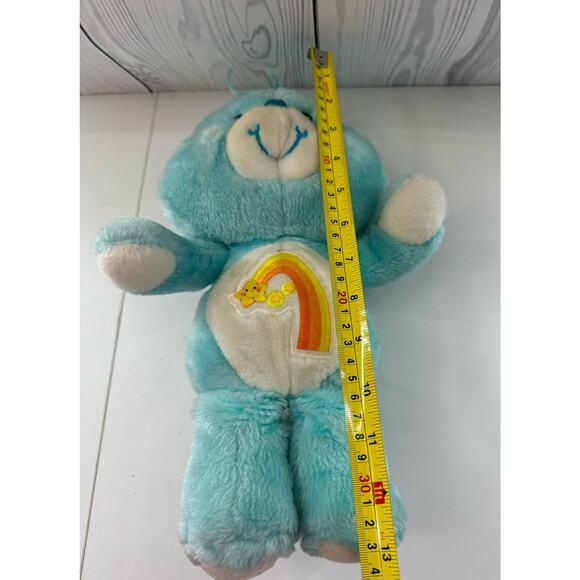 Vintage Care Bear Wish Bear 1983 Plush 13" Kenner Rainbow Shooting Star Blue - Picture 9 of 9